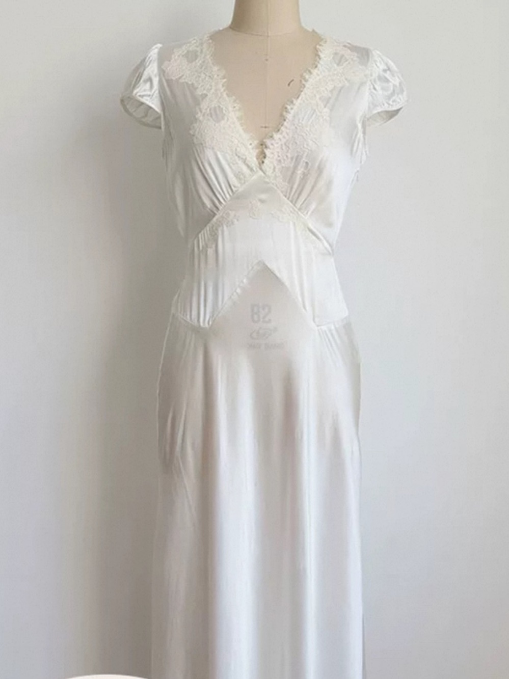 DOEN Coraline dress lace trim, XS S M L - Picture 8 of 9